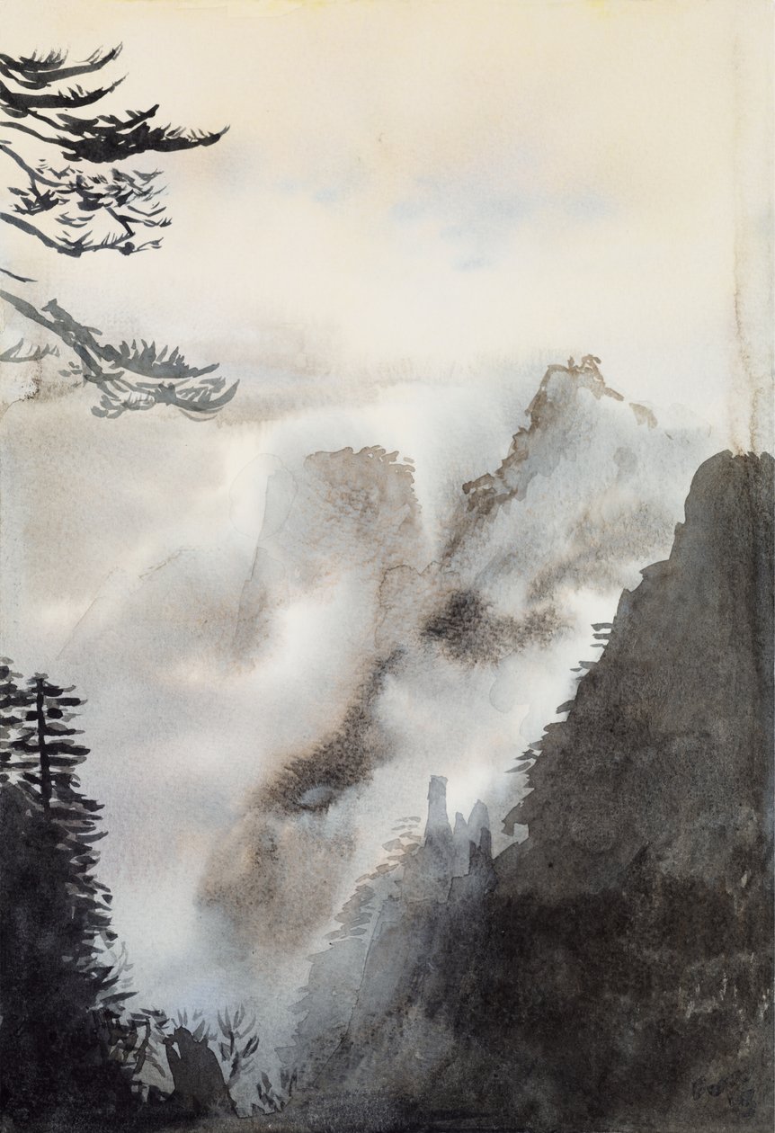 Starting to Believe, 2015 (akvarell på papper) av Christian Furr