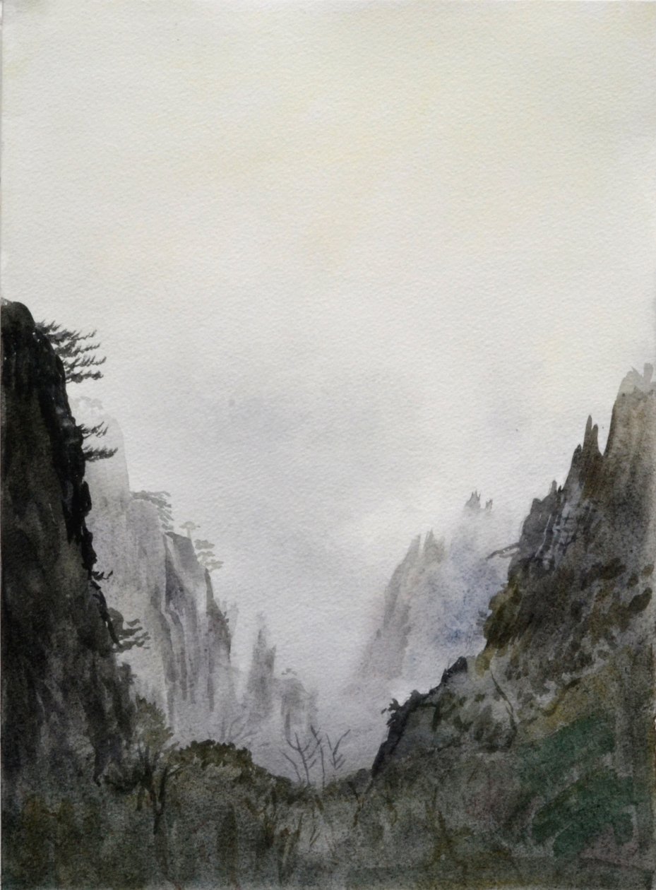 Starting to Believe, 2015 (akvarell på papper) av Christian Furr