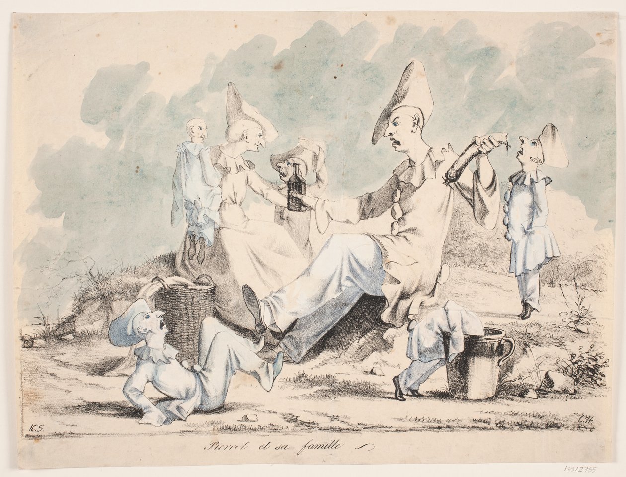 "Pierrot och hans familj" av Christian Holm