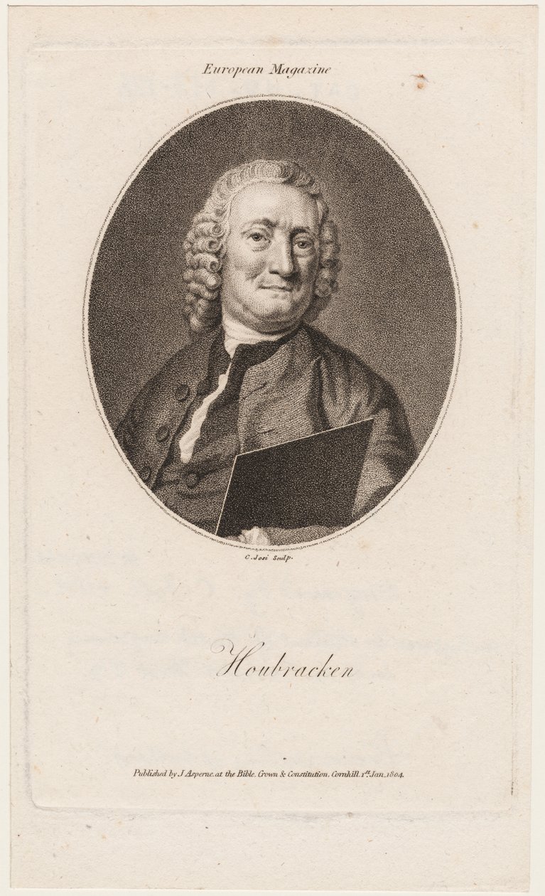 Houbraken, från "European Magazine", 1804 av Christian Josi