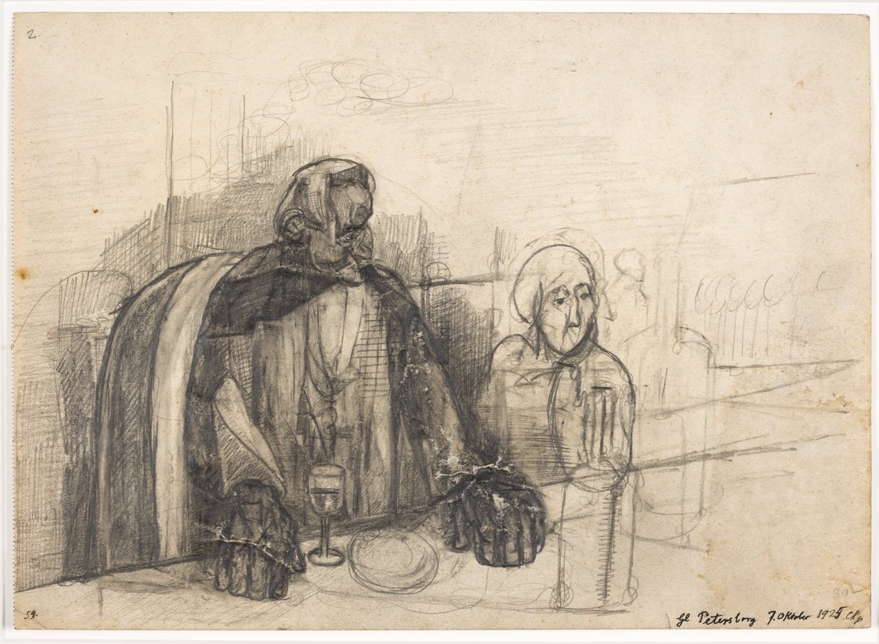 "En bordspratare" av Christian Kongstad Petersen