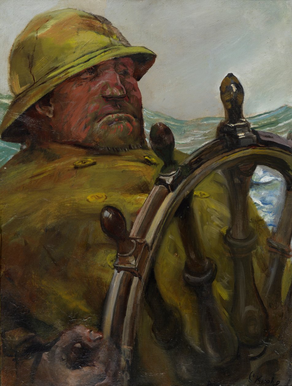 Vid rodret av Christian Krohg