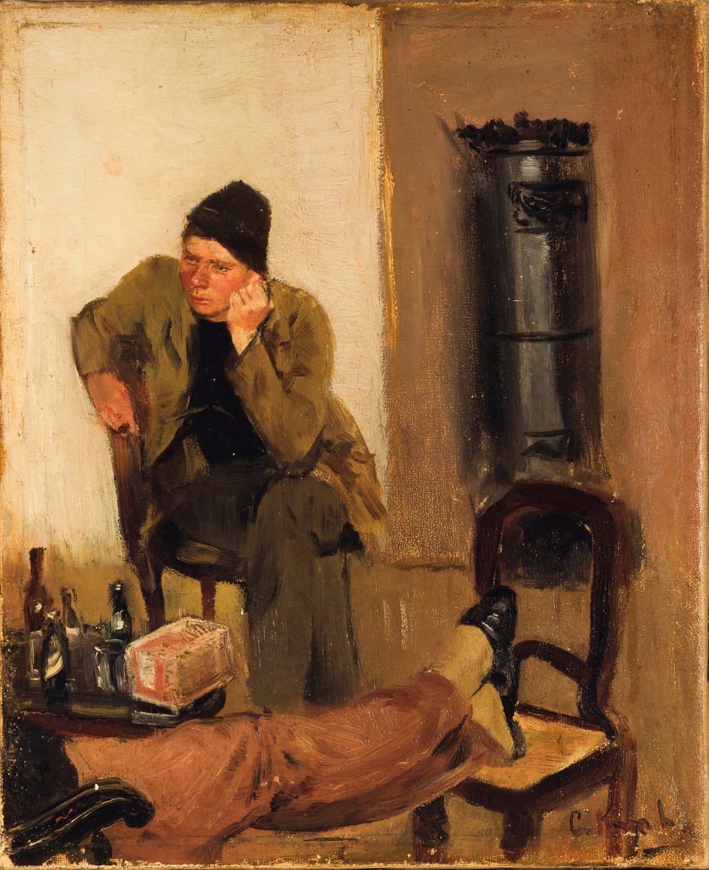 Charles Lundh i samtal med Christian Krohg av Christian Krohg