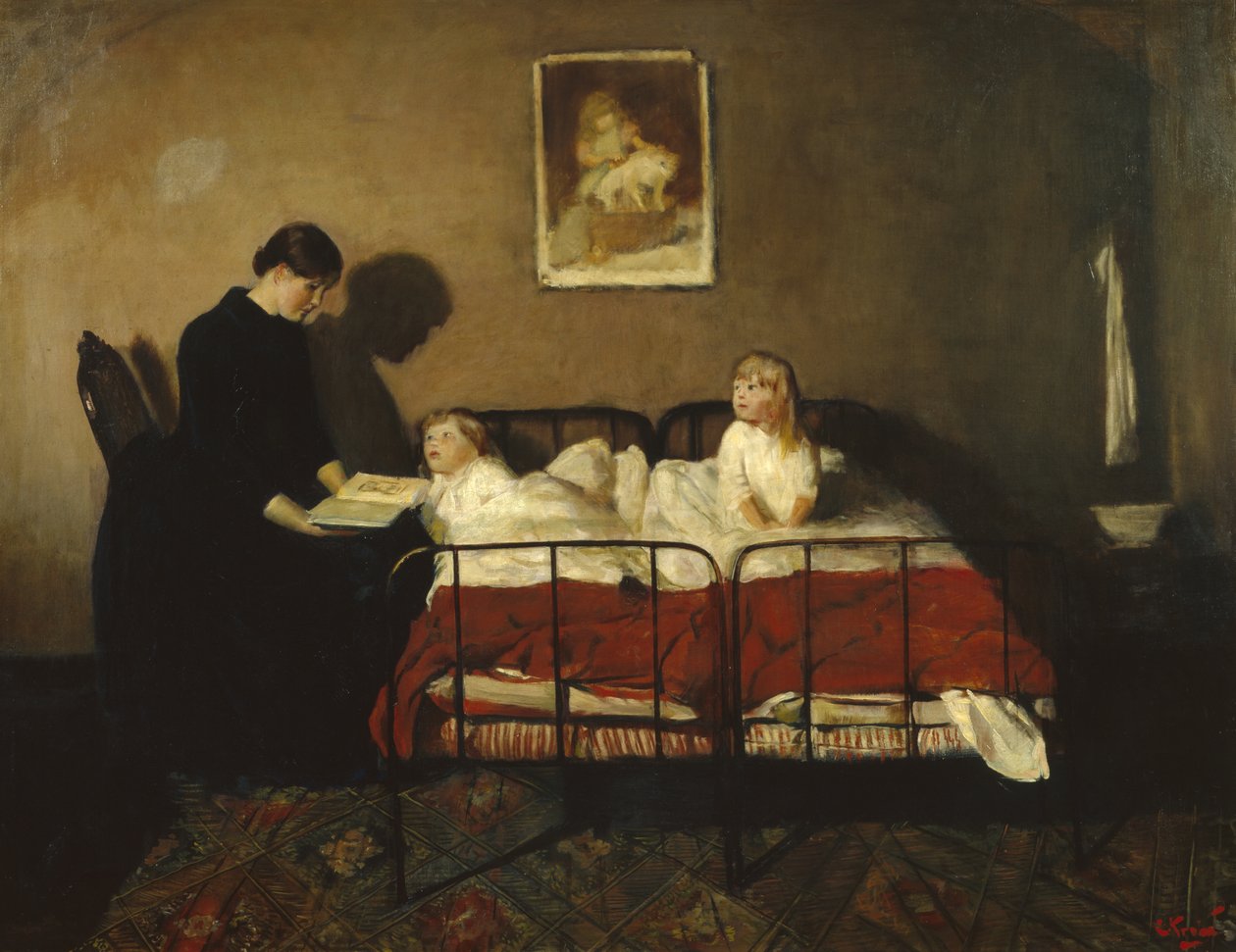 Öster om solen och väster om månen (olja på duk) av Christian Krohg