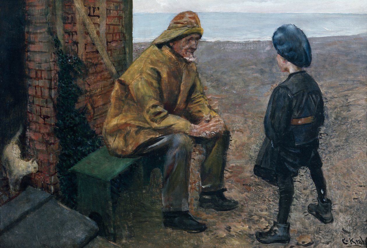 Från Normandie, från intervju av Christian Krohg