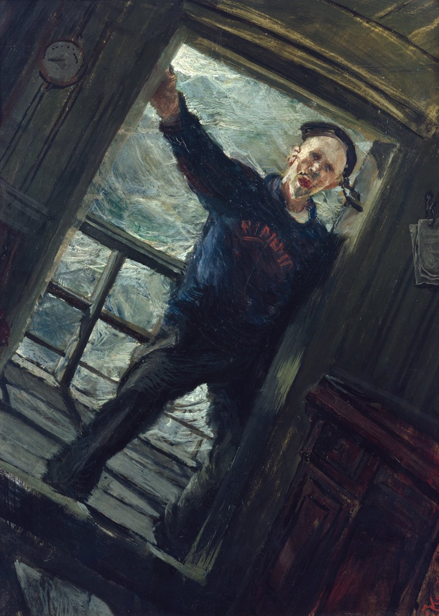 In The Steer Opening (målning) av Christian Krohg