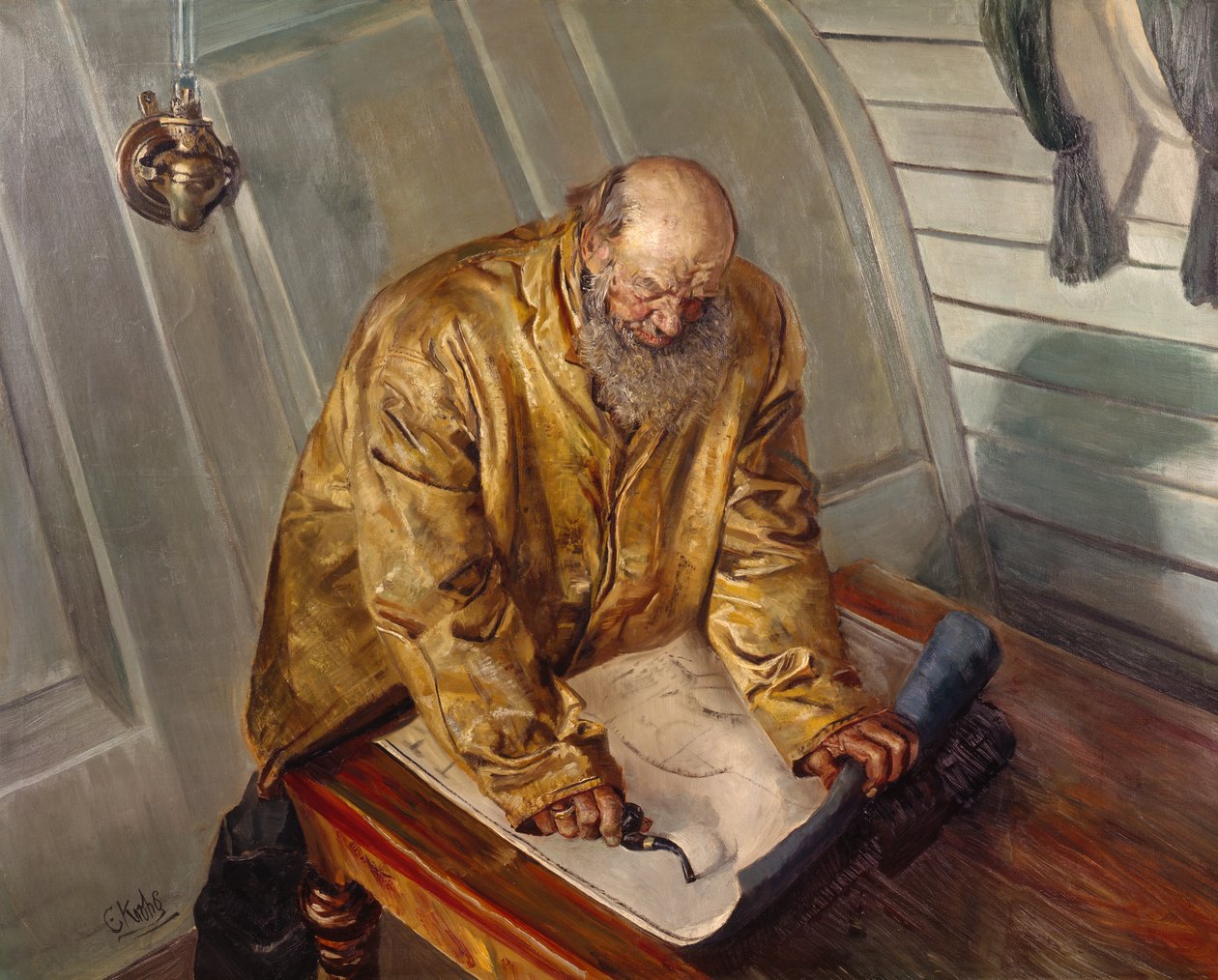 Lerigt vatten (olja på duk) av Christian Krohg
