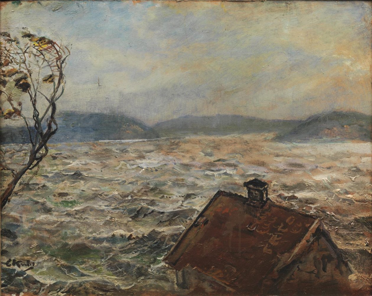 Utsikt från Bjelkeviken av Christian Krohg