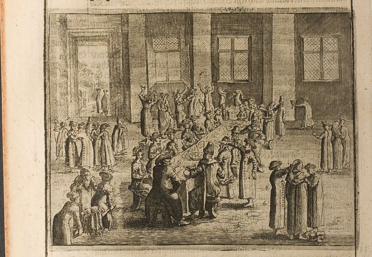 Bröllopsillustrationen från resor till den store hertigen av Muscovy och kungen av Persien av Adam av Christian Lorenzen Rothgiesser