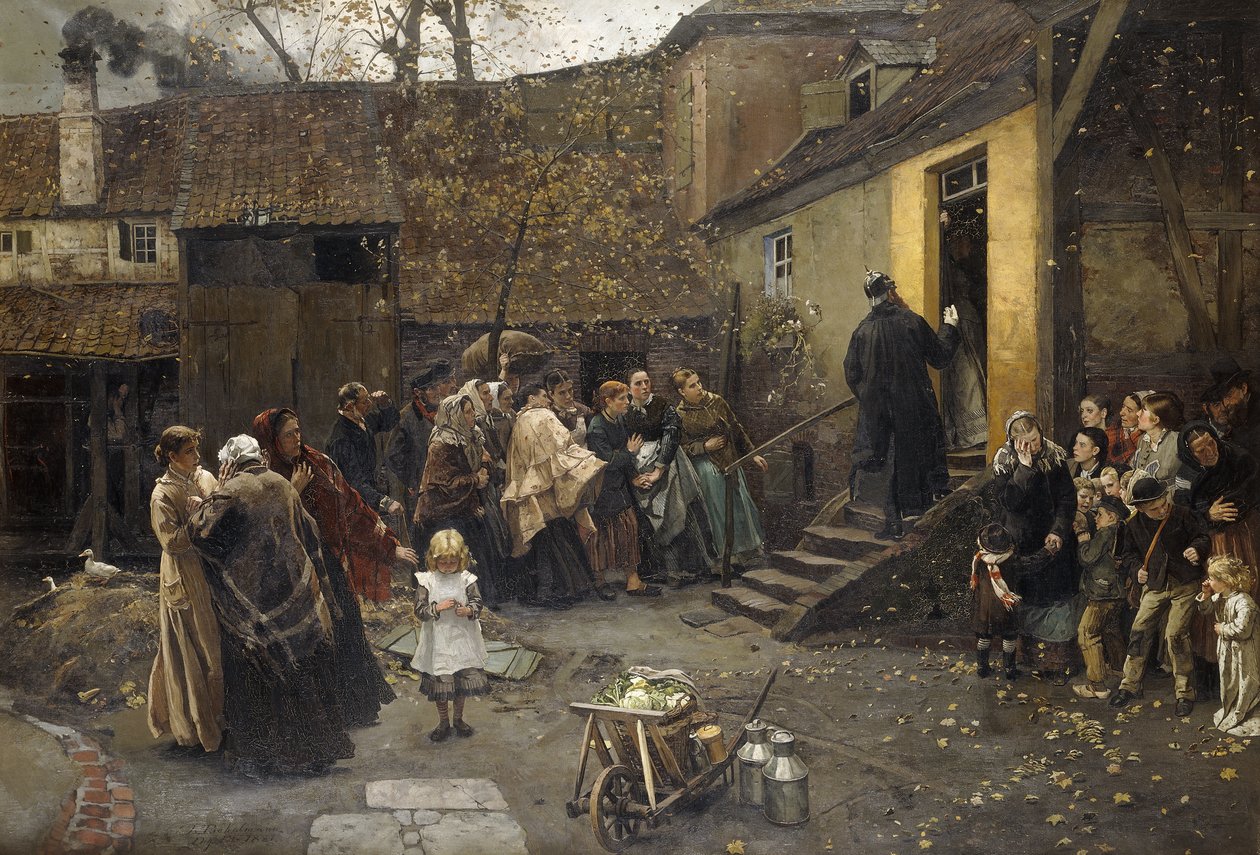 att arrestera; En arrestering, 1881 av Christian Ludwig Bokelman
