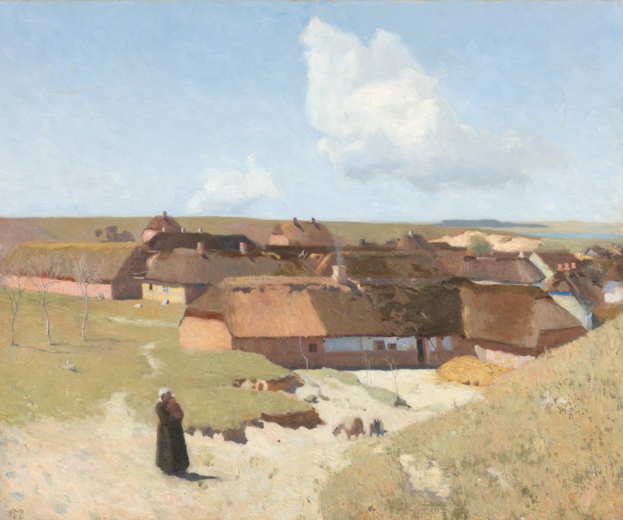 Jylland landskap. Klar dag i maj av Christian Mourier Petersen