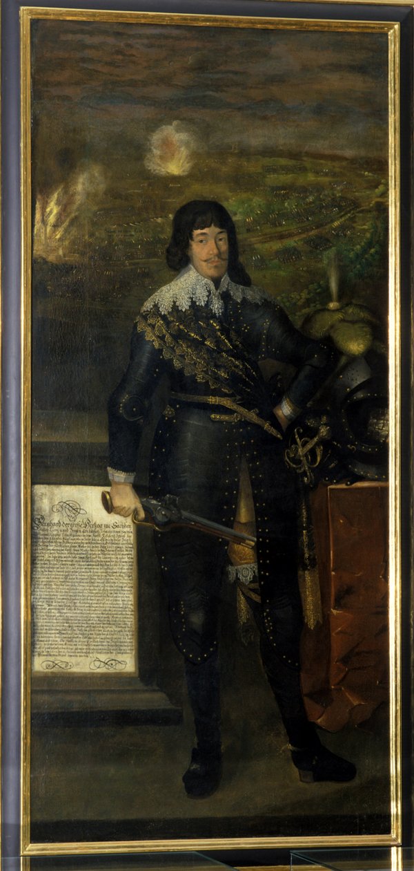 Bernhard, hertig av Weimar, 1630 av Christian Richter