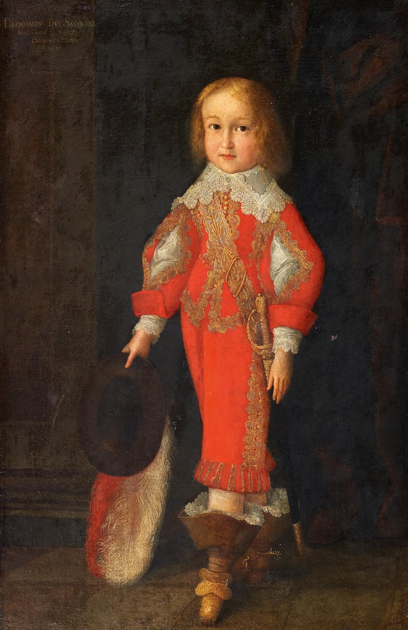Porträtt av Bernhard av Sachsen-Jena (1638-1678) av Christian Richter