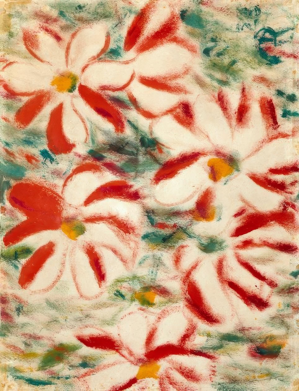 Röda blommor av Christian Rohlfs