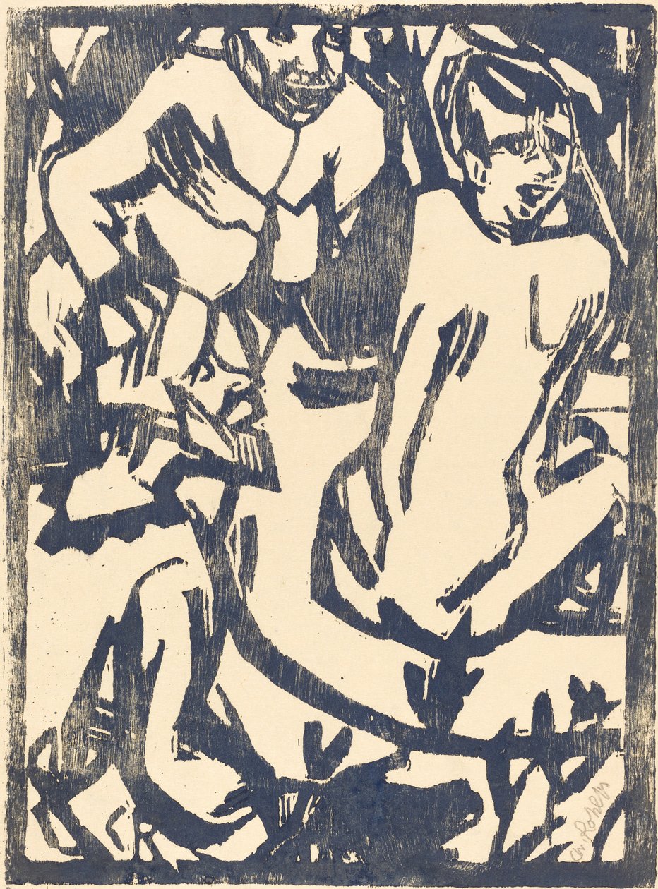 Susanna och de äldre, 19161917. av Christian Rohlfs