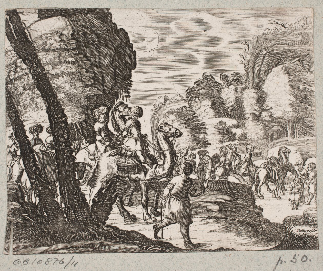 Illustration till Adam Olearius, "Persian Rosenthal av en genial poet Schich Saadi […]", Schleswig 1660 av Christian Rothgiesser