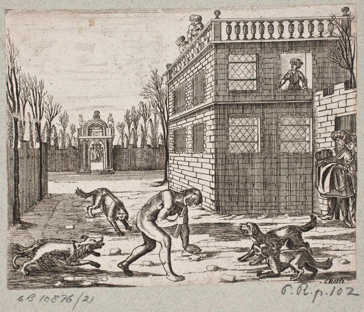 Illustration till Adam Olearius, "Persian Rosenthal av en genial poet Schich Saadi […]", Schleswig 1660 av Christian Rothgiesser