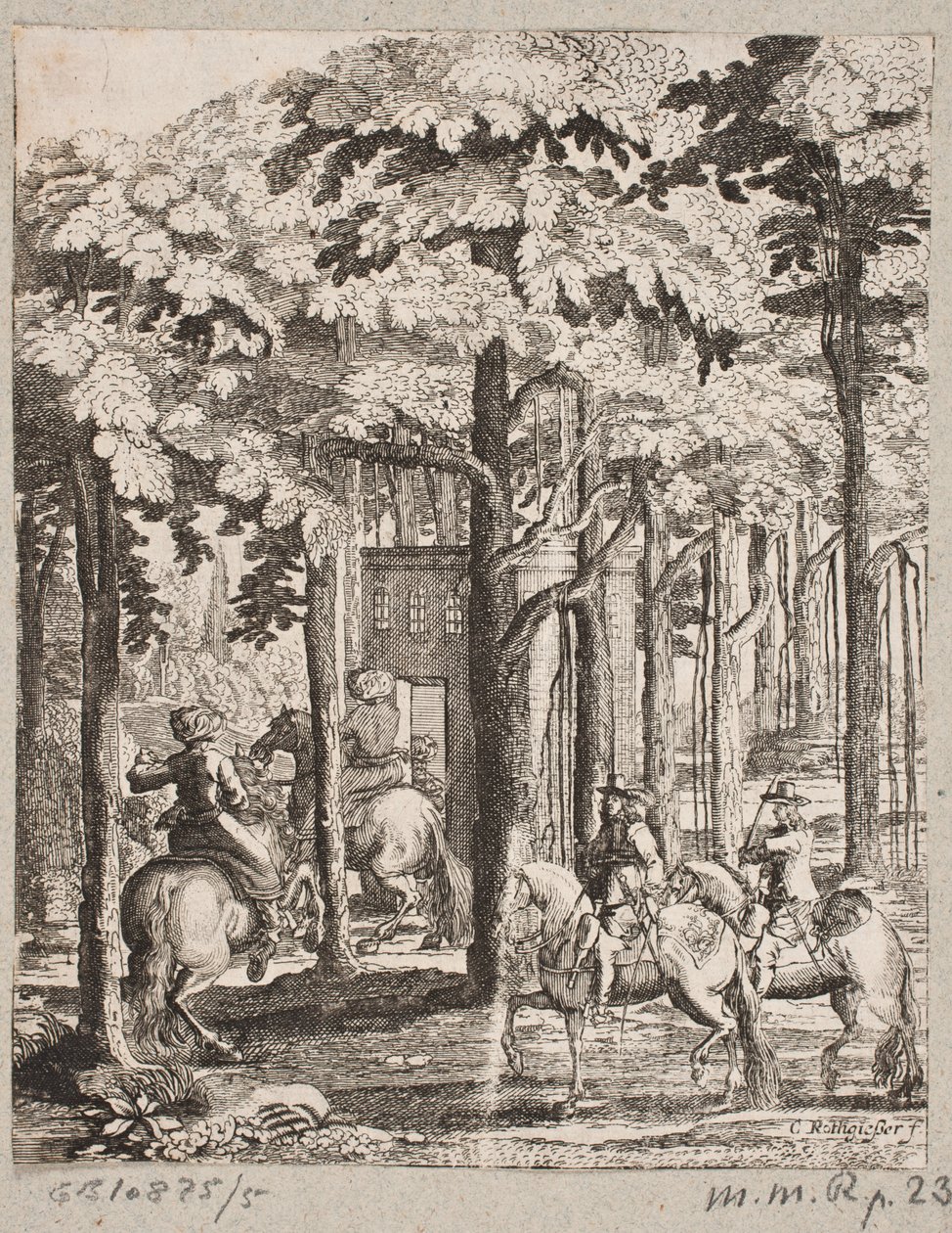 Ryttare i en skog av Christian Rothgiesser