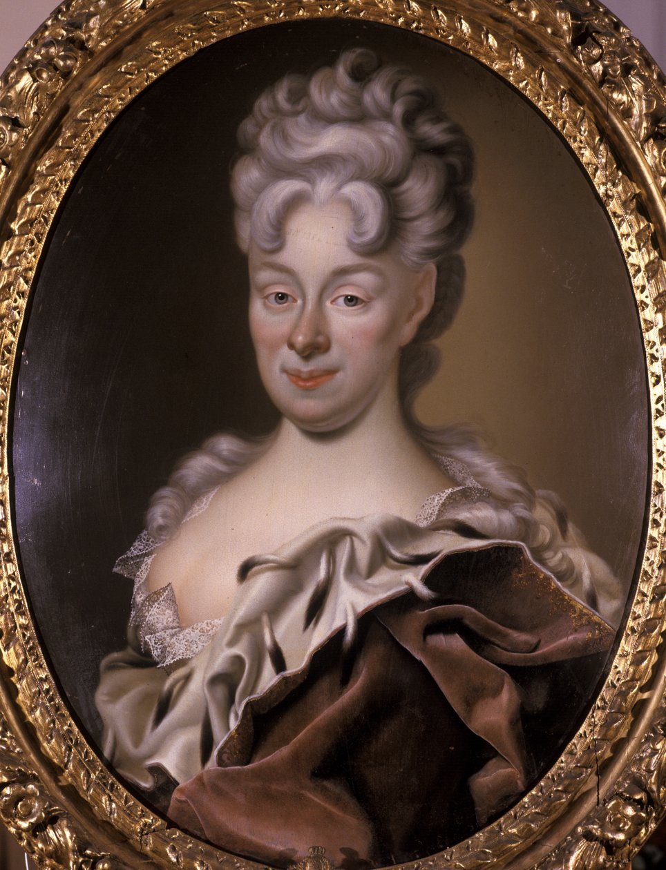 Magdalene Sybille, hertiginna av Sachsen-Eisenach, 1708 (olja på koppar) av Christian Schilbach