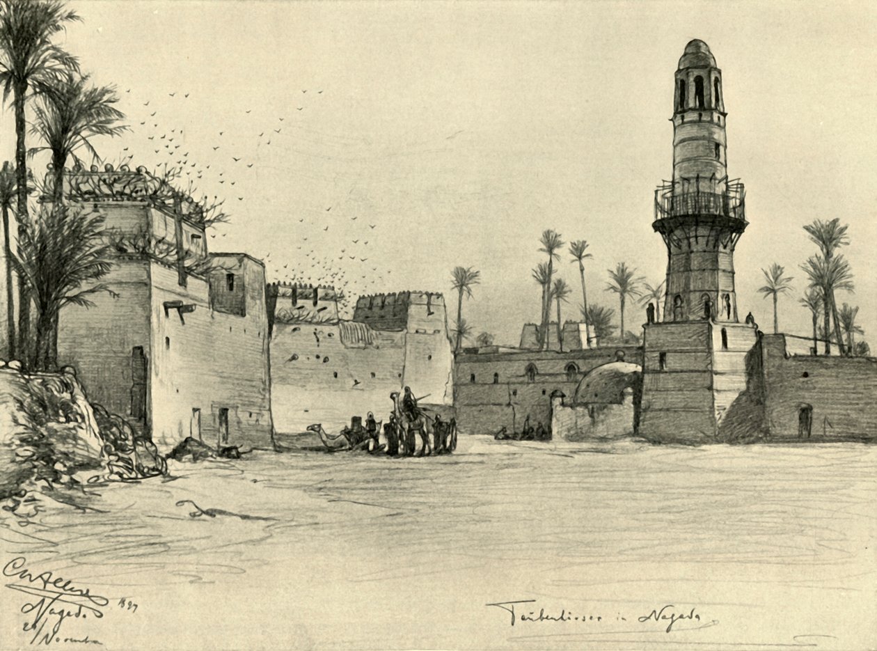Hus i Nagada, Egypten, 1898. av Christian Wilhelm Allers