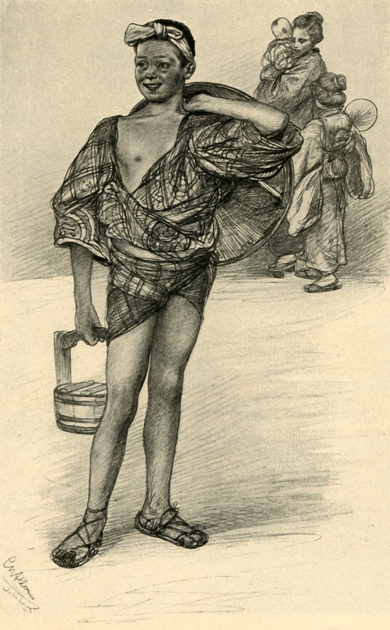 Japansk pojke, 1898. av Christian Wilhelm Allers
