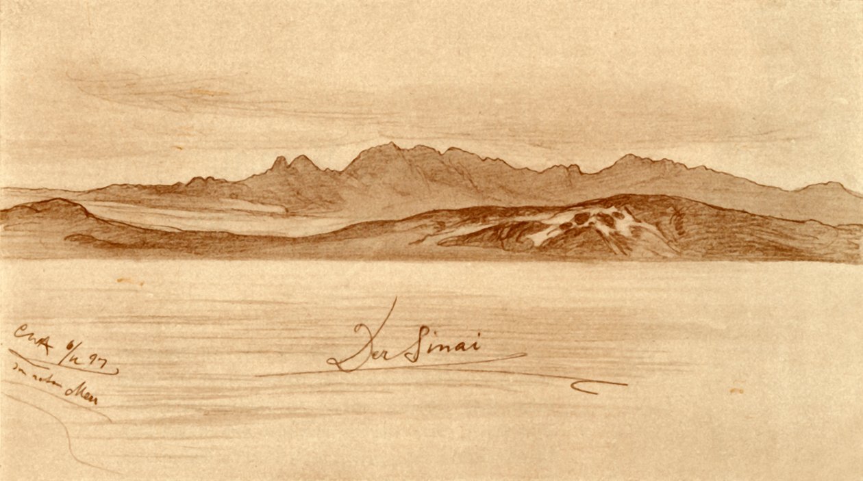 Sinai, Egypten, 1898. av Christian Wilhelm Allers