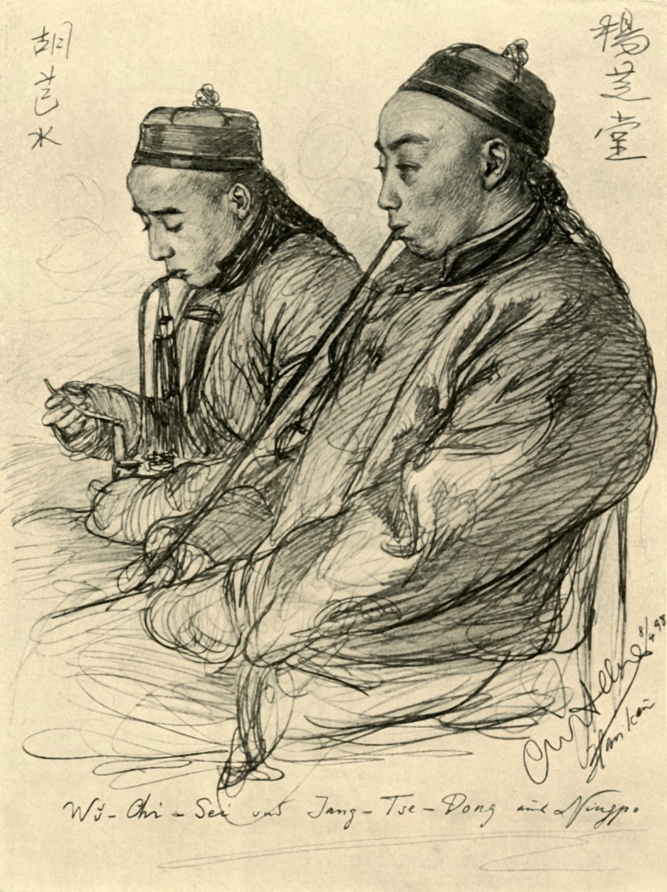 Wu-Chi-Sei och Jang-Tse-Dong från Ningpo, av Christian Wilhelm Allers