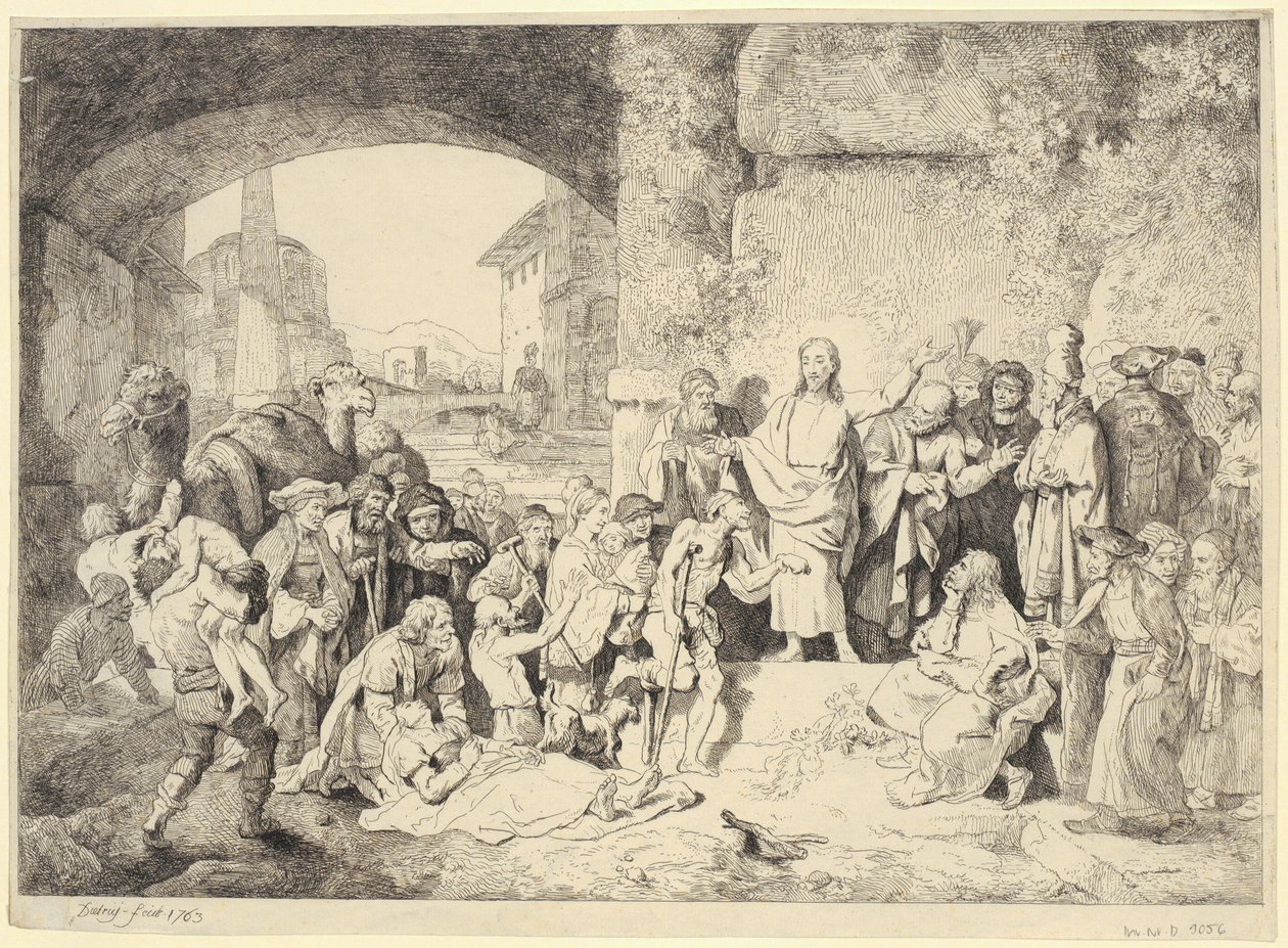 De sjukas stora helande av Christian Wilhelm Ernst Dietrich