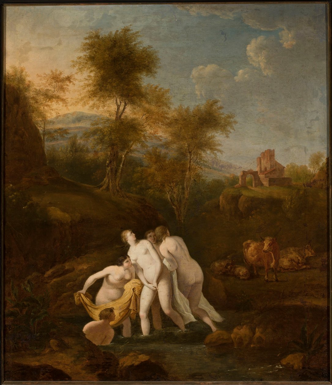 Nymfernas bad av Christian Wilhelm Ernst Dietrich
