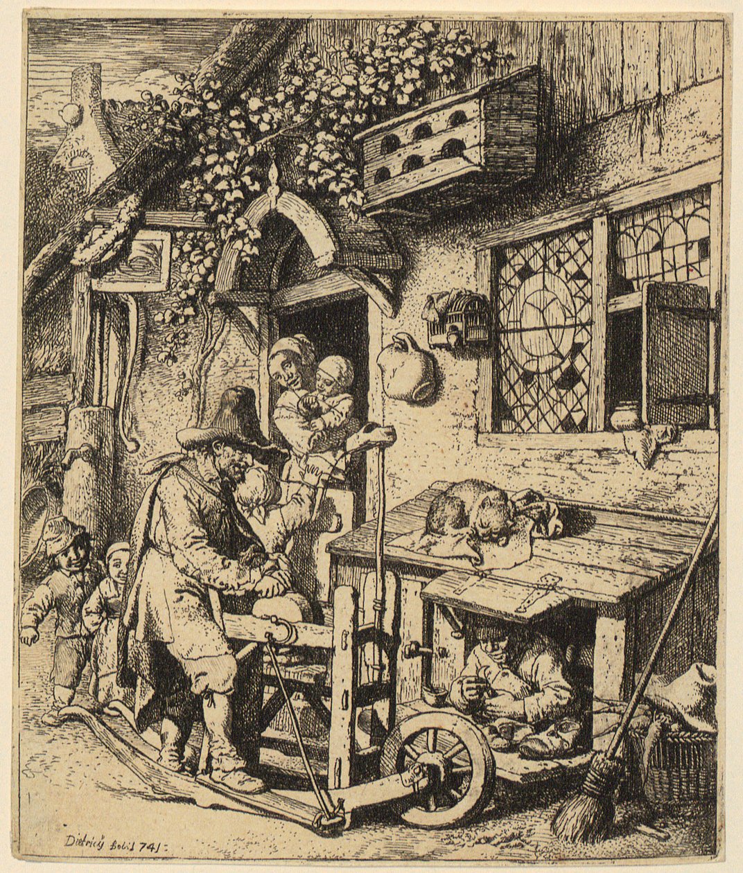 Saxsliparen av Christian Wilhelm Ernst Dietrich