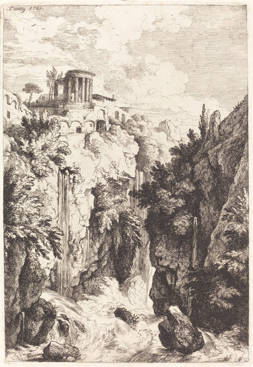 Sibylltemplet, Tivoli av Christian Wilhelm Ernst Dietrich