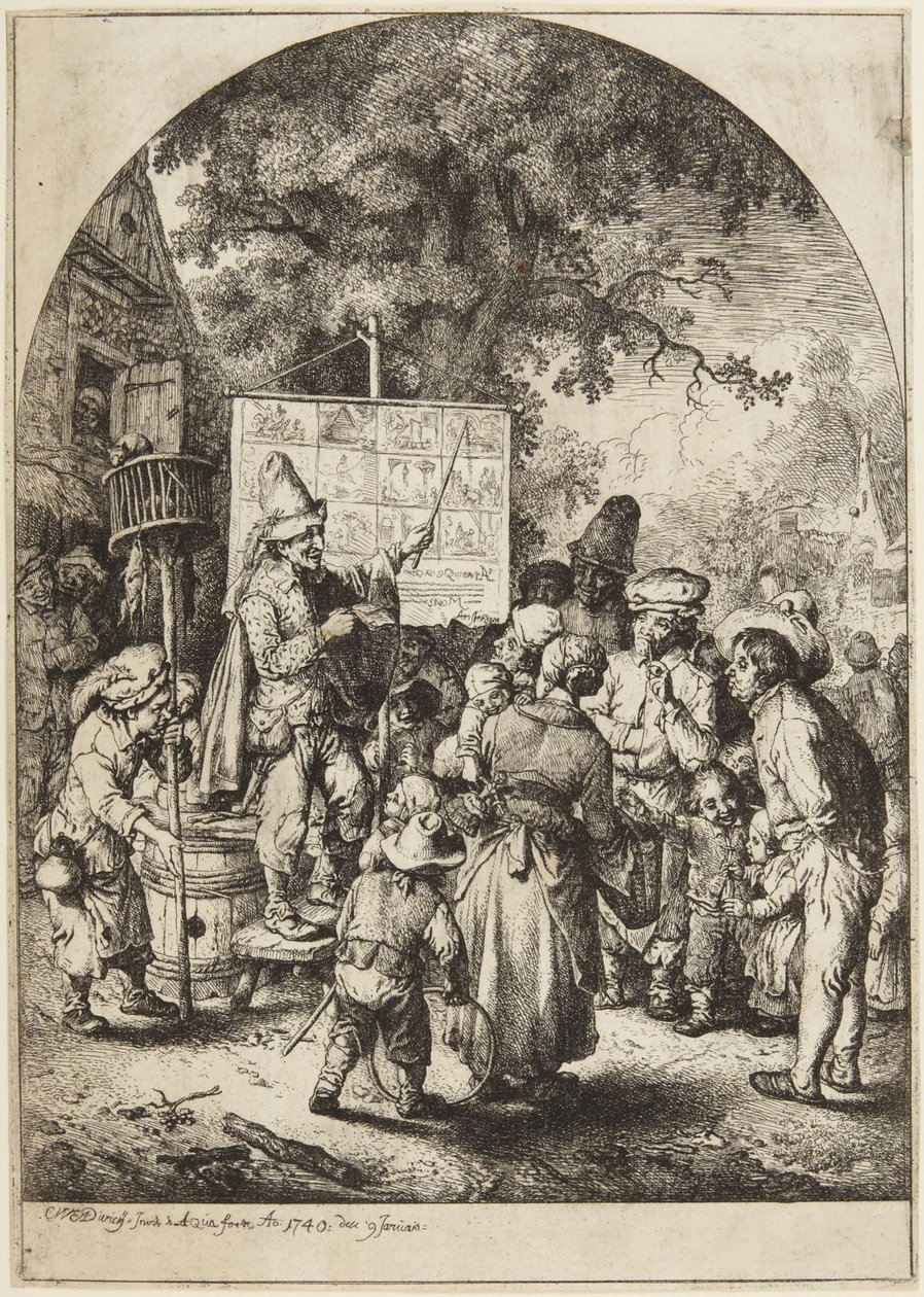 Balladsångaren av Christian Wilhelm Ernst Dietrich