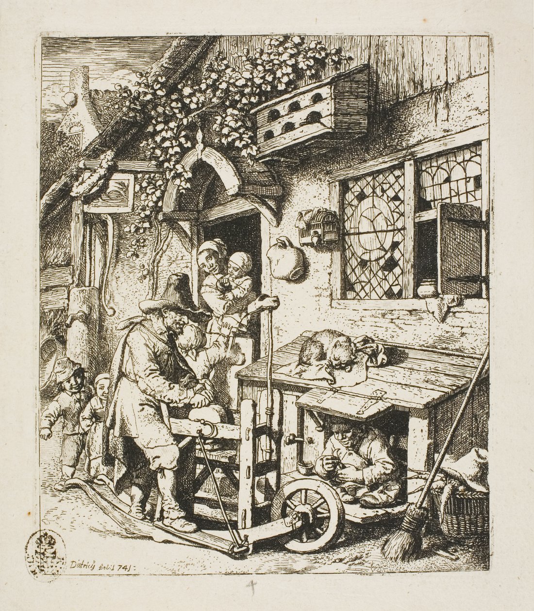 Saxsliparen av Christian Wilhelm Ernst Dietrich