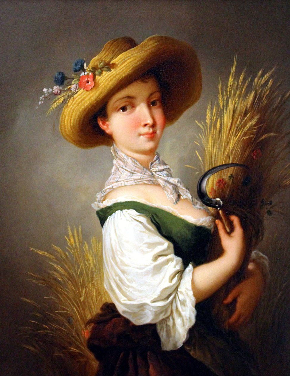 skäraren (allegori över sommaren) av Christian Wilhelm Ernst Dietrich