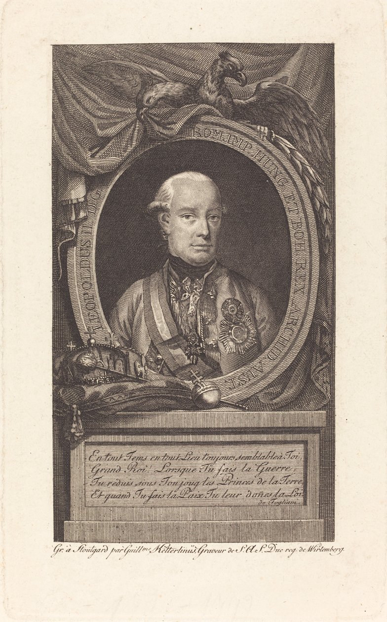 Leopold II, helige romerske kejsare av Christian Wilhelm Ketterlinus