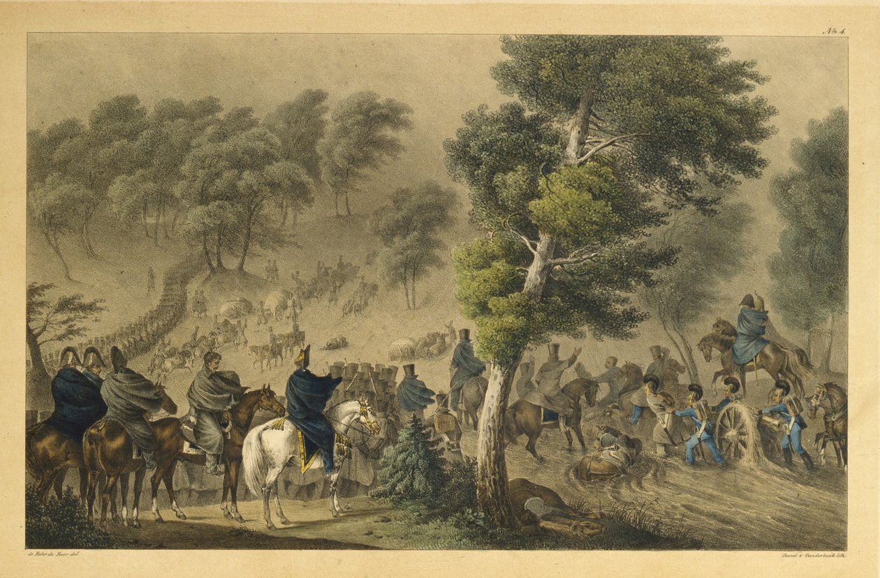 Mellan Kirgaliczky och Suderva, 30 juni 1812, 1820-talet av Christian Wilhelm von Faber du Faur