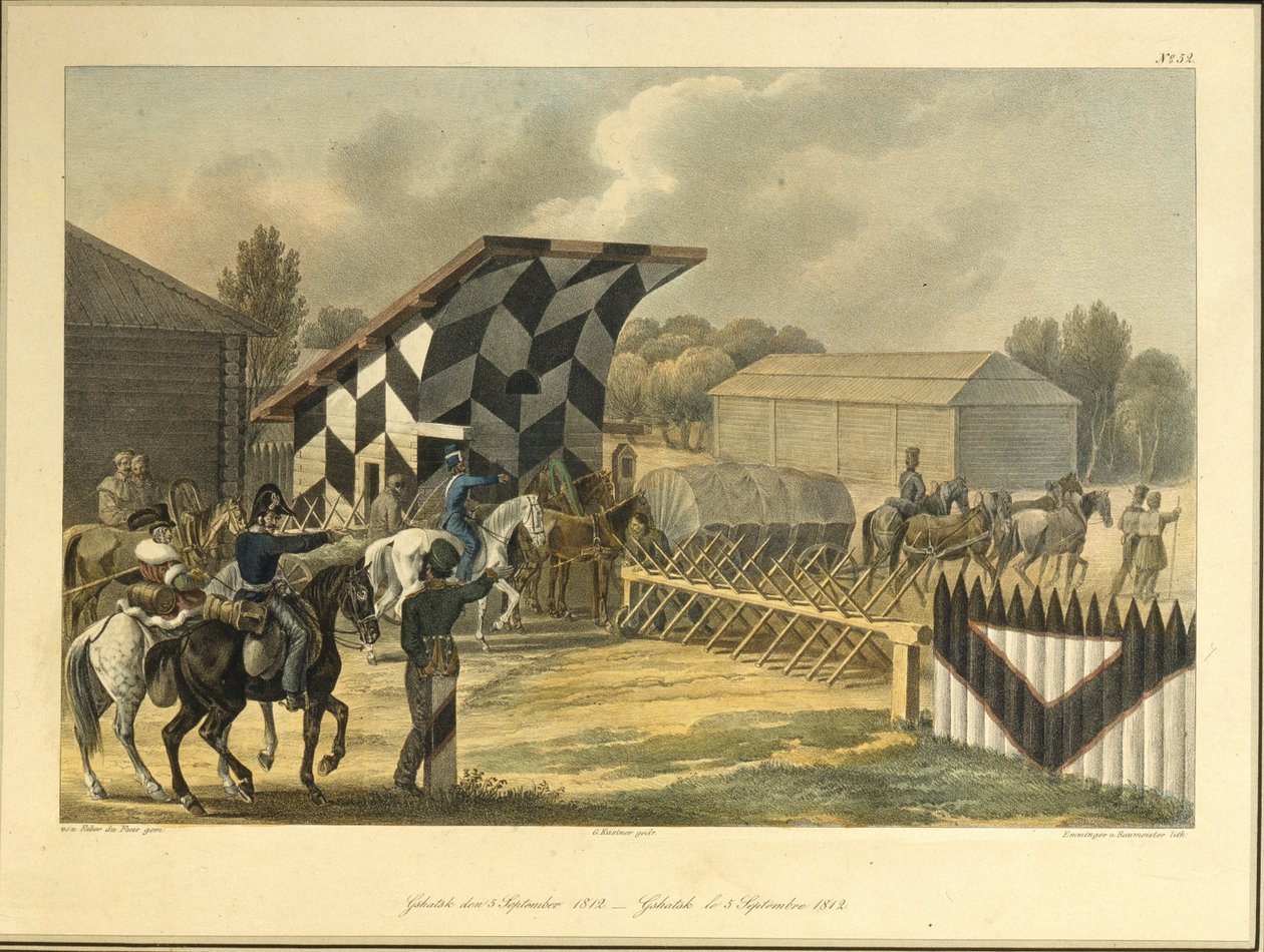 Gzhatsk den 5 september 1812, 1820-talet av Christian Wilhelm von Faber du Faur