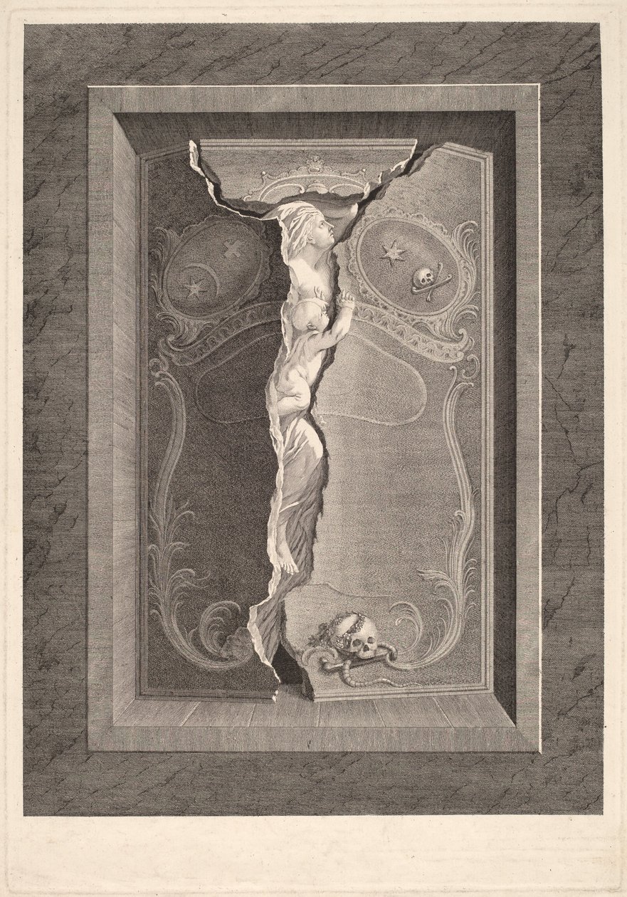 Madame Langhans grav av Christian von Mechel and Bartholomäus Hübner, after Johannes August Nahl, the Younger