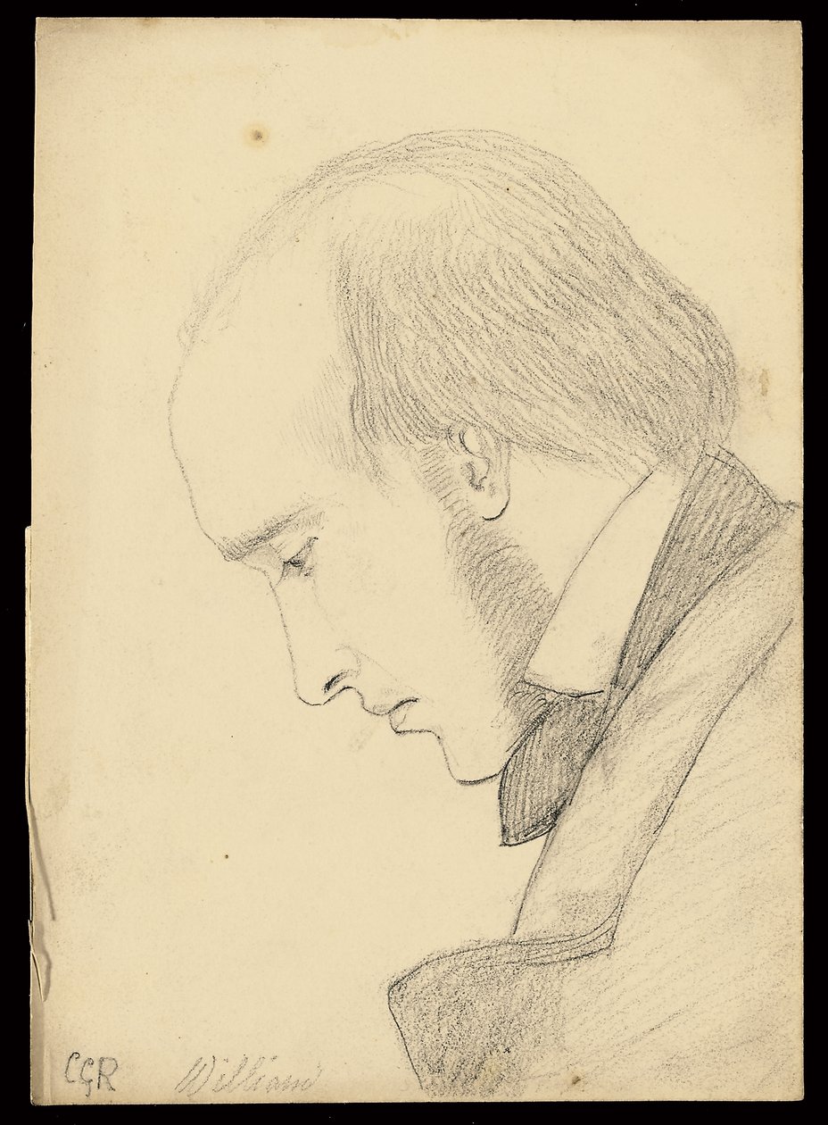 Porträtt av William Michael Rossetti av Christina Georgina Rossetti