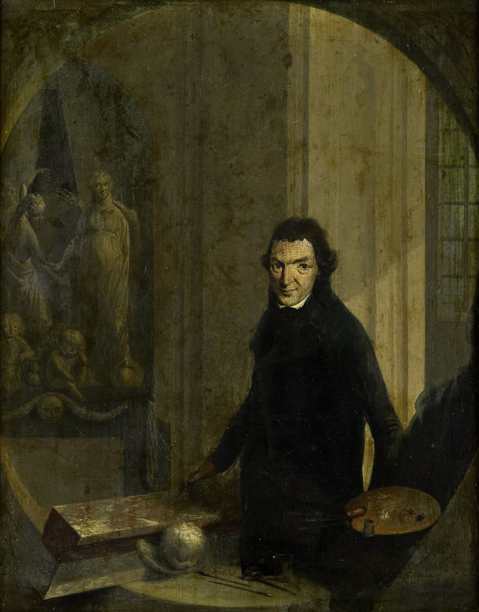 Självporträtt av Christoffel Frederik Franck