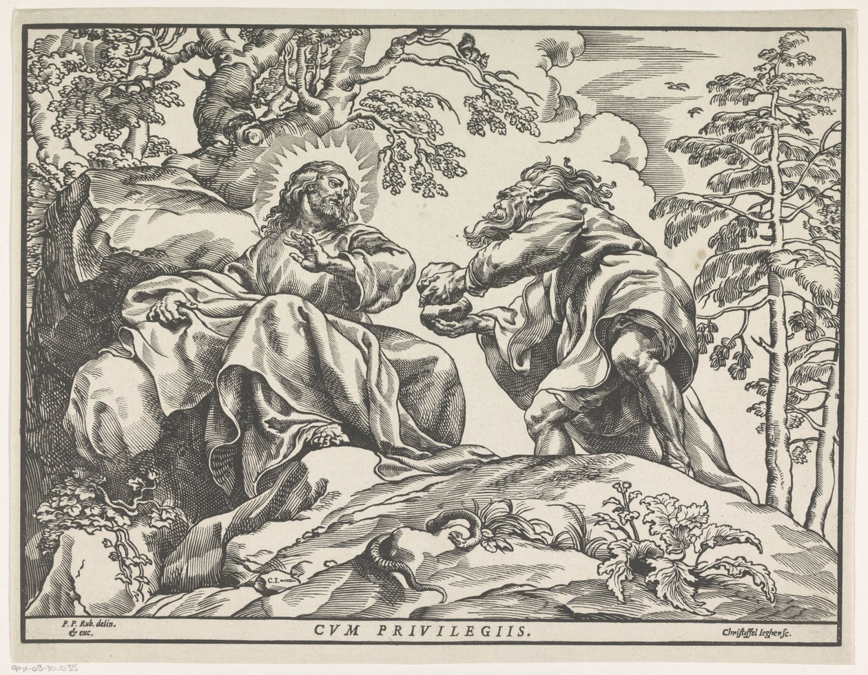 Kristi frestelse av Christoffel Jegher