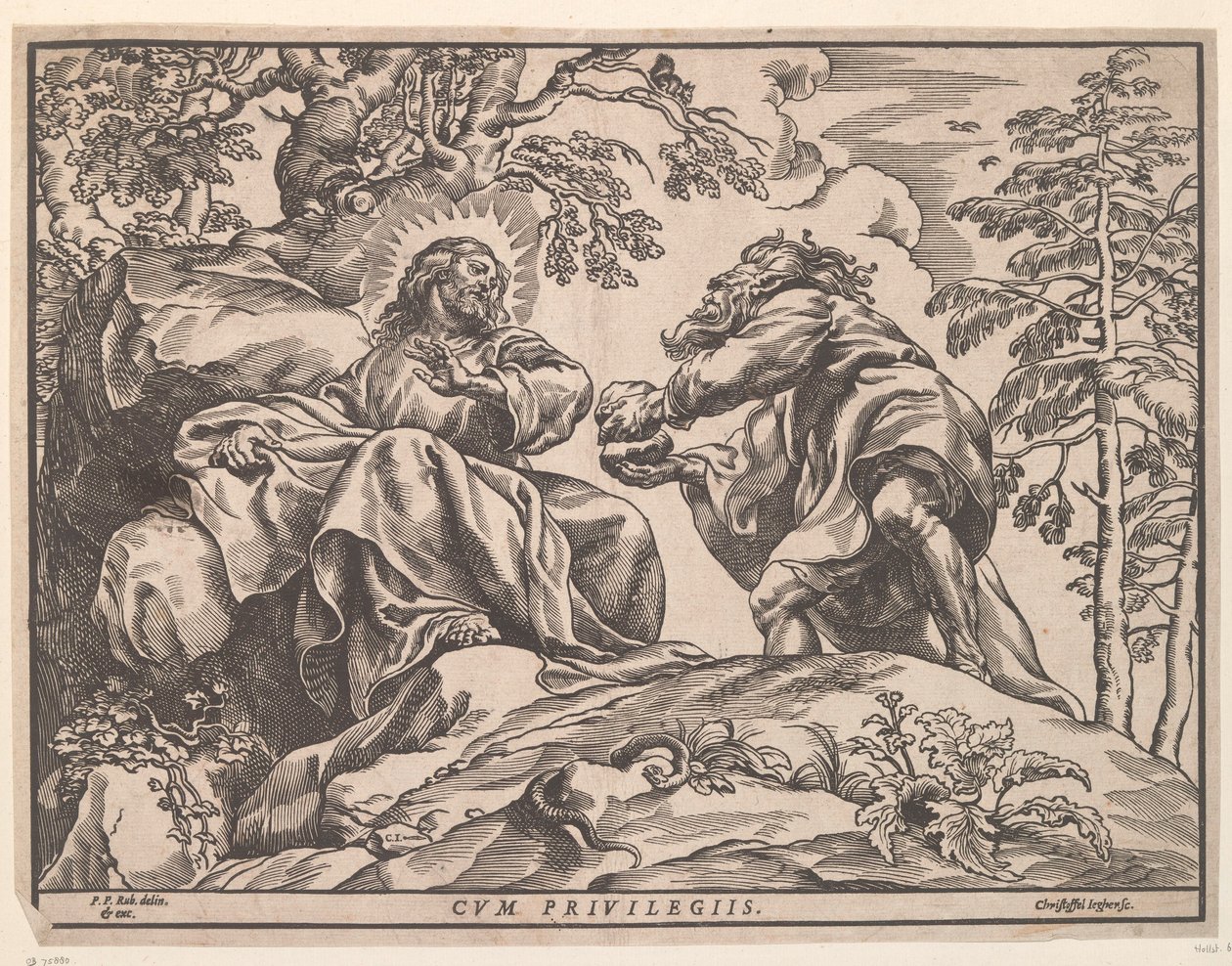 Kristi frestelse av Christoffel Jegher