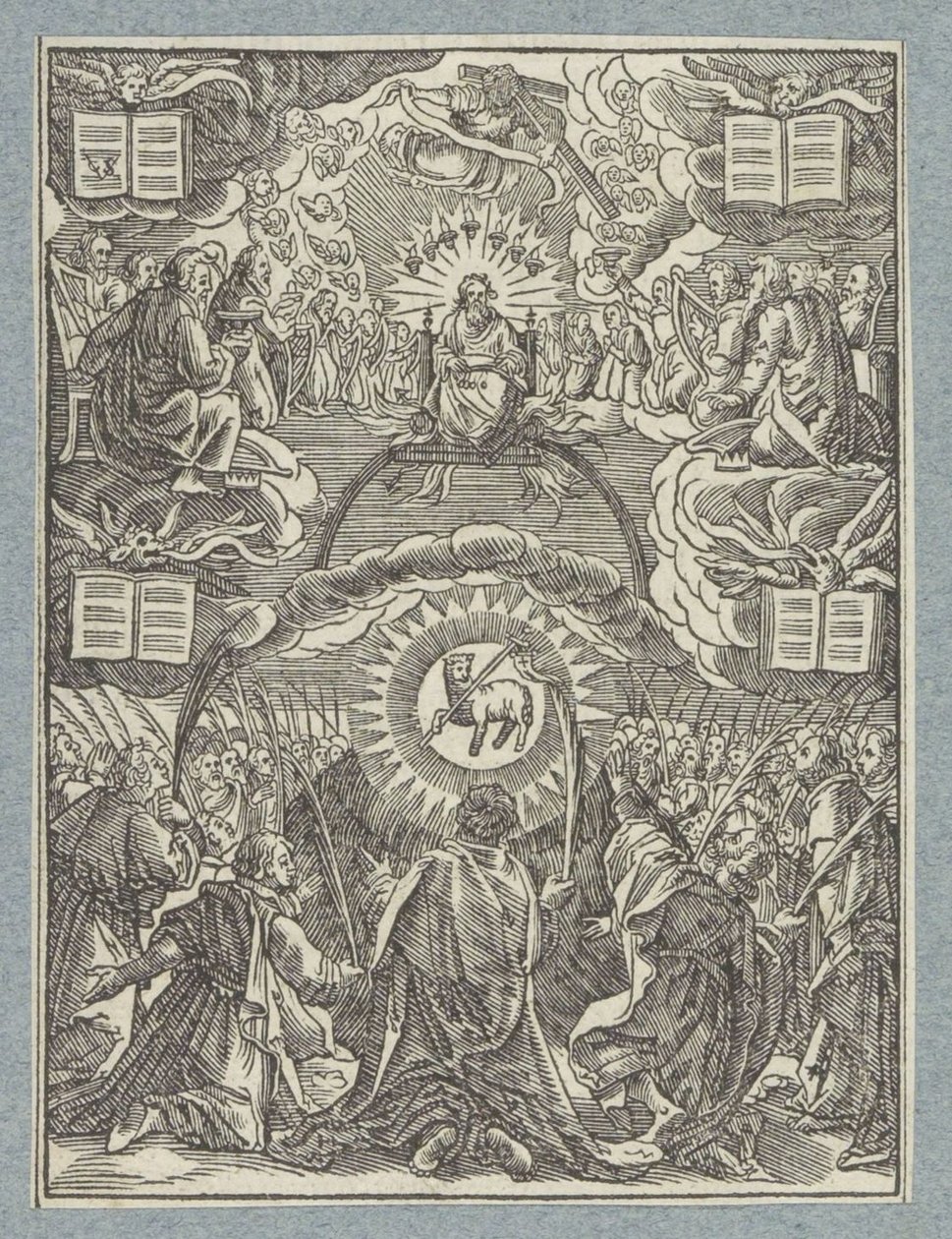Tillbedjan av Guds lamm av Christoffel van Sichem (II)