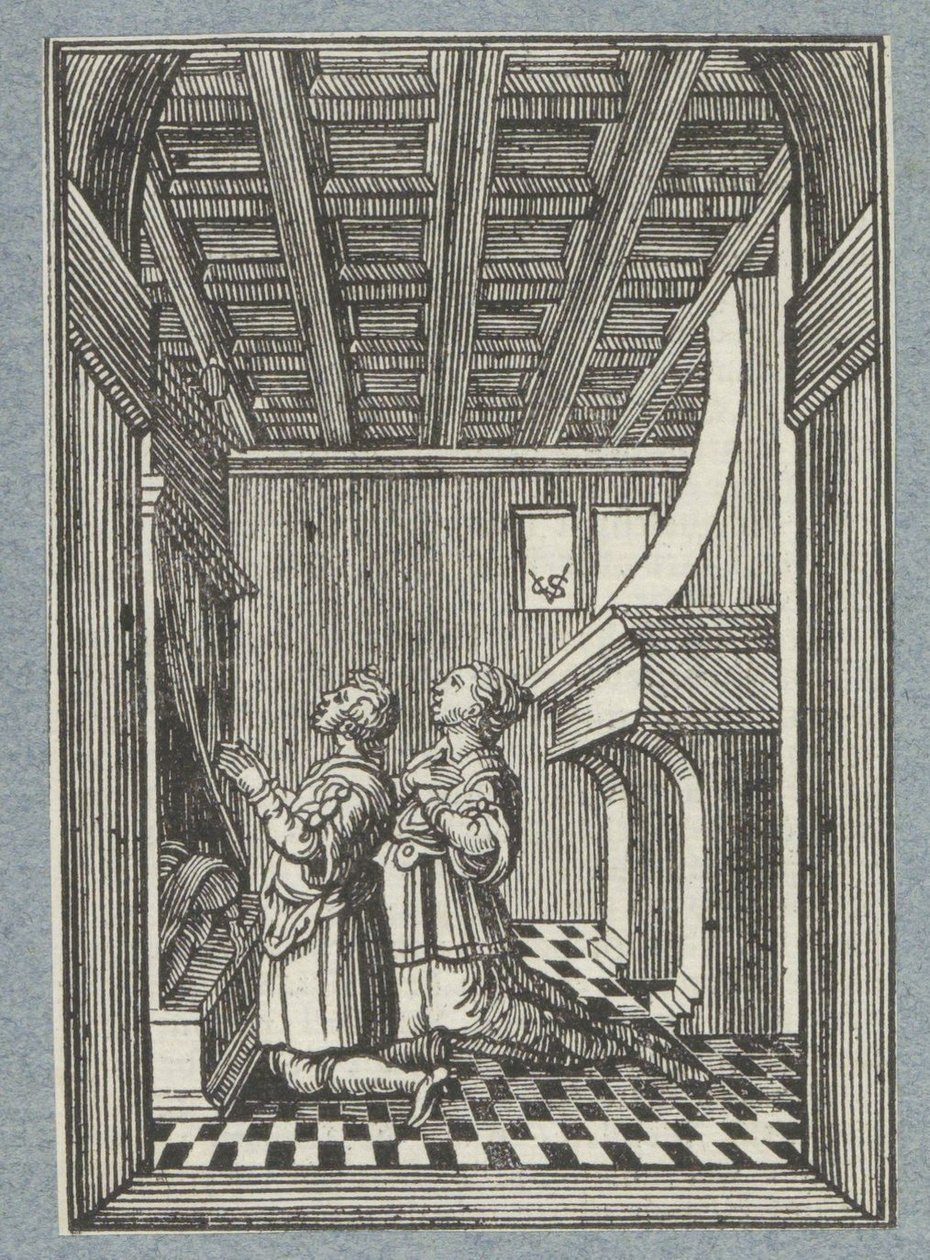 Tobias och Saras bröllopsnatt av Christoffel van Sichem (II)