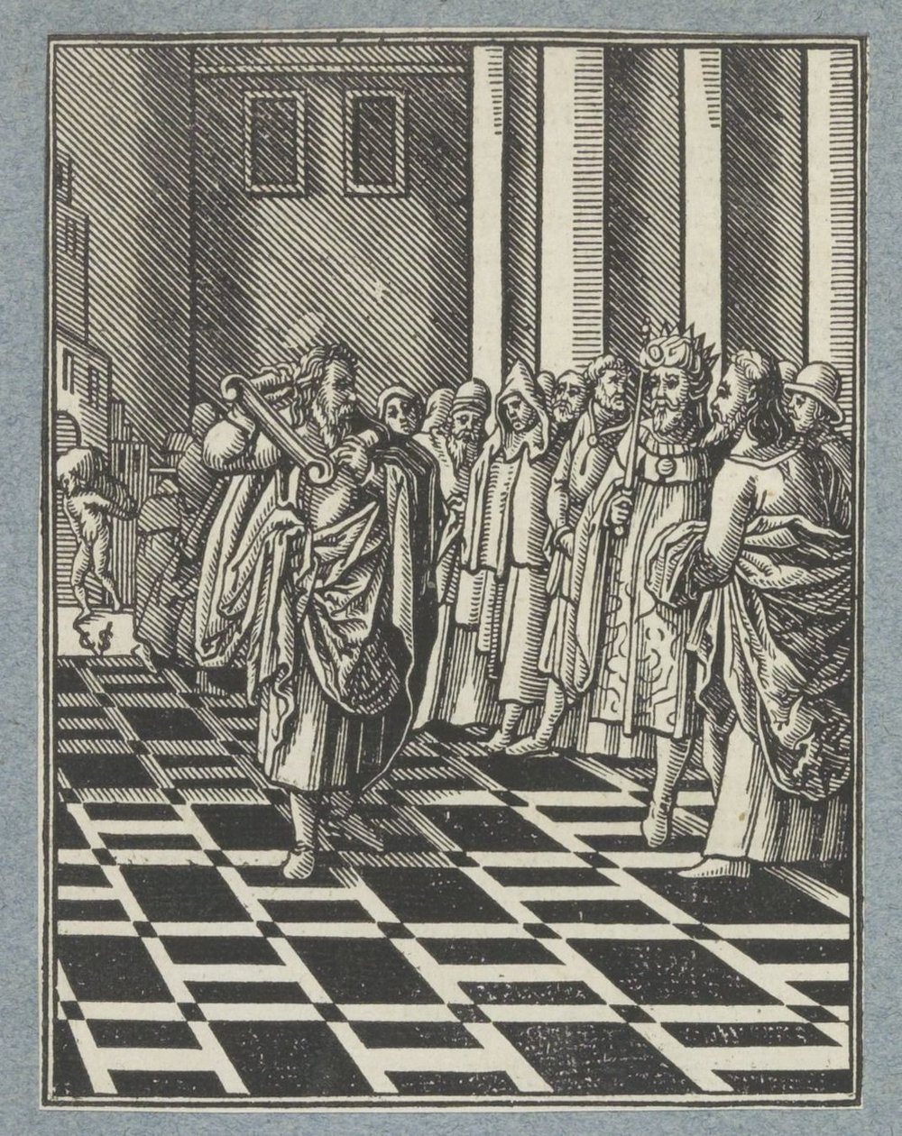 Jeremia och Babyloniens ok av Christoffel van Sichem (II)