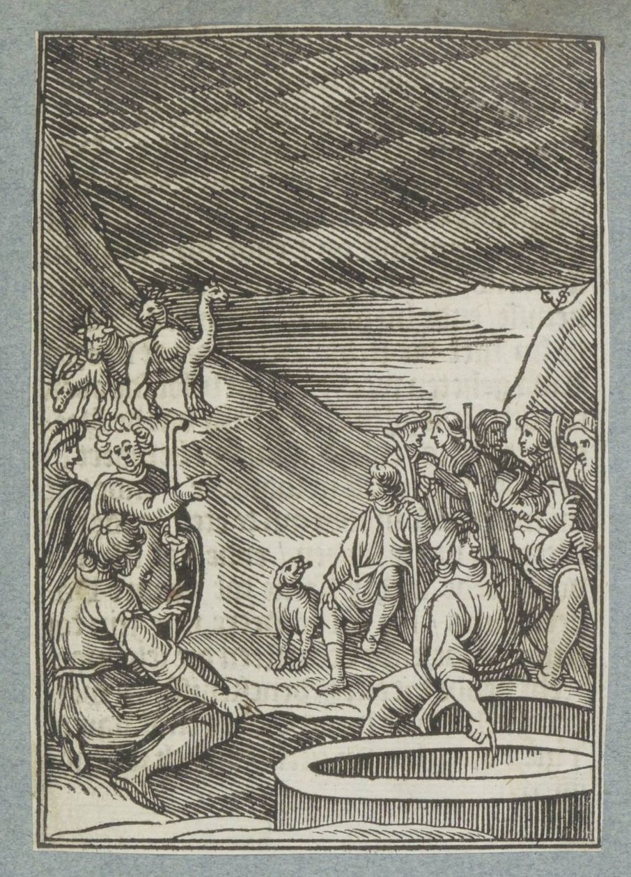 Josef kastas i brunnen av Christoffel van Sichem (II)