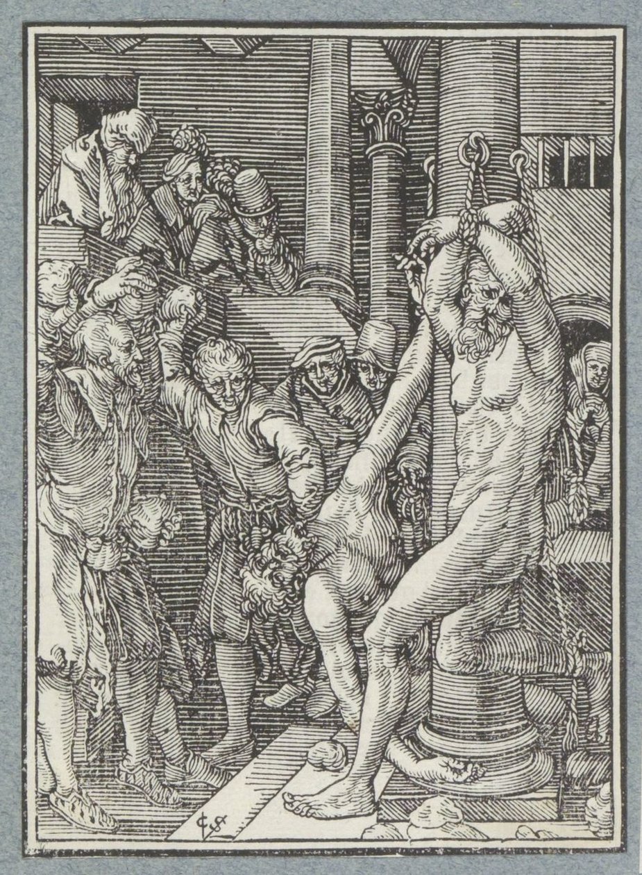 Stening av de äldre av Christoffel van Sichem (II)
