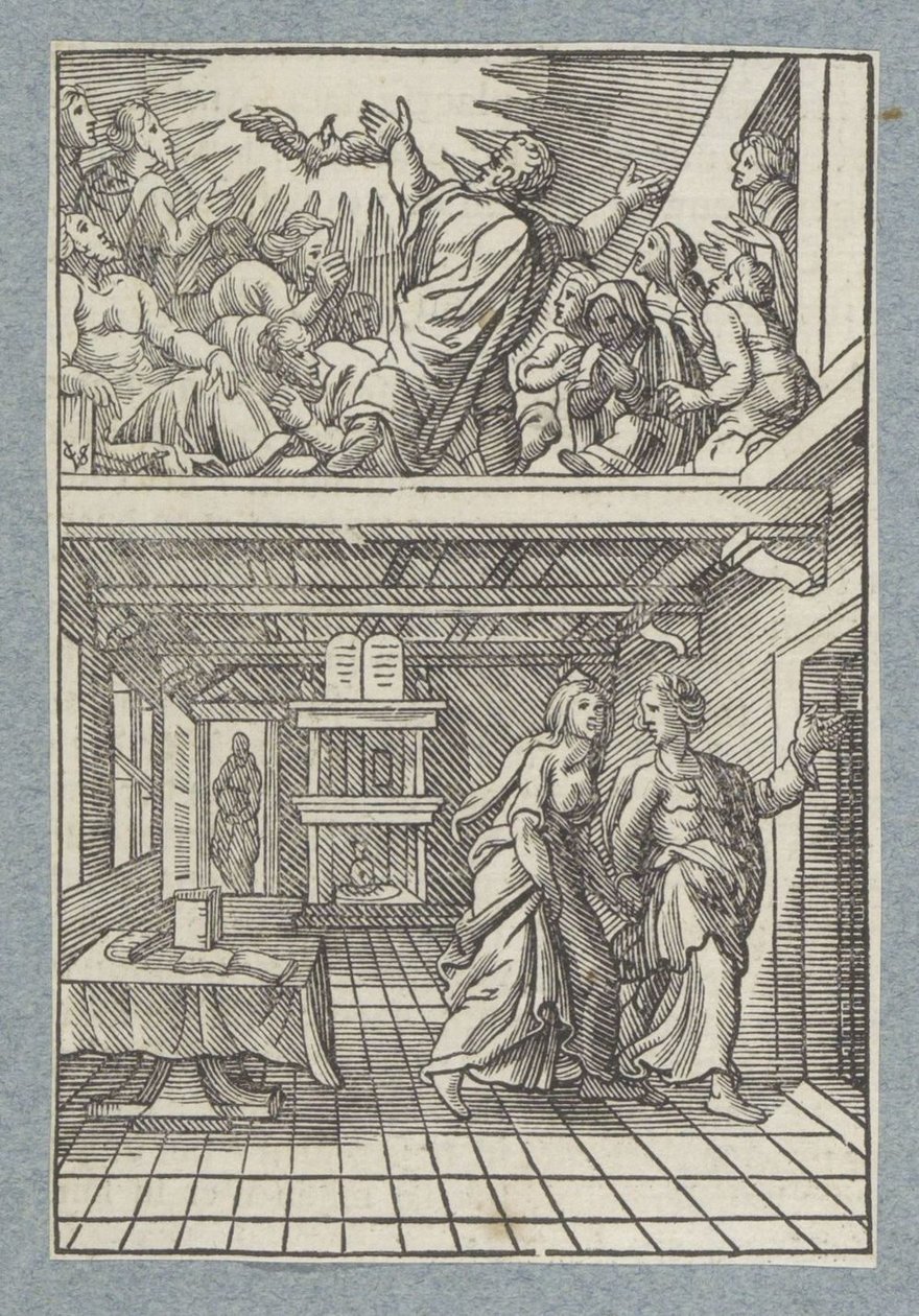 Den helige Andes utgjutelse av Christoffel van Sichem (II)