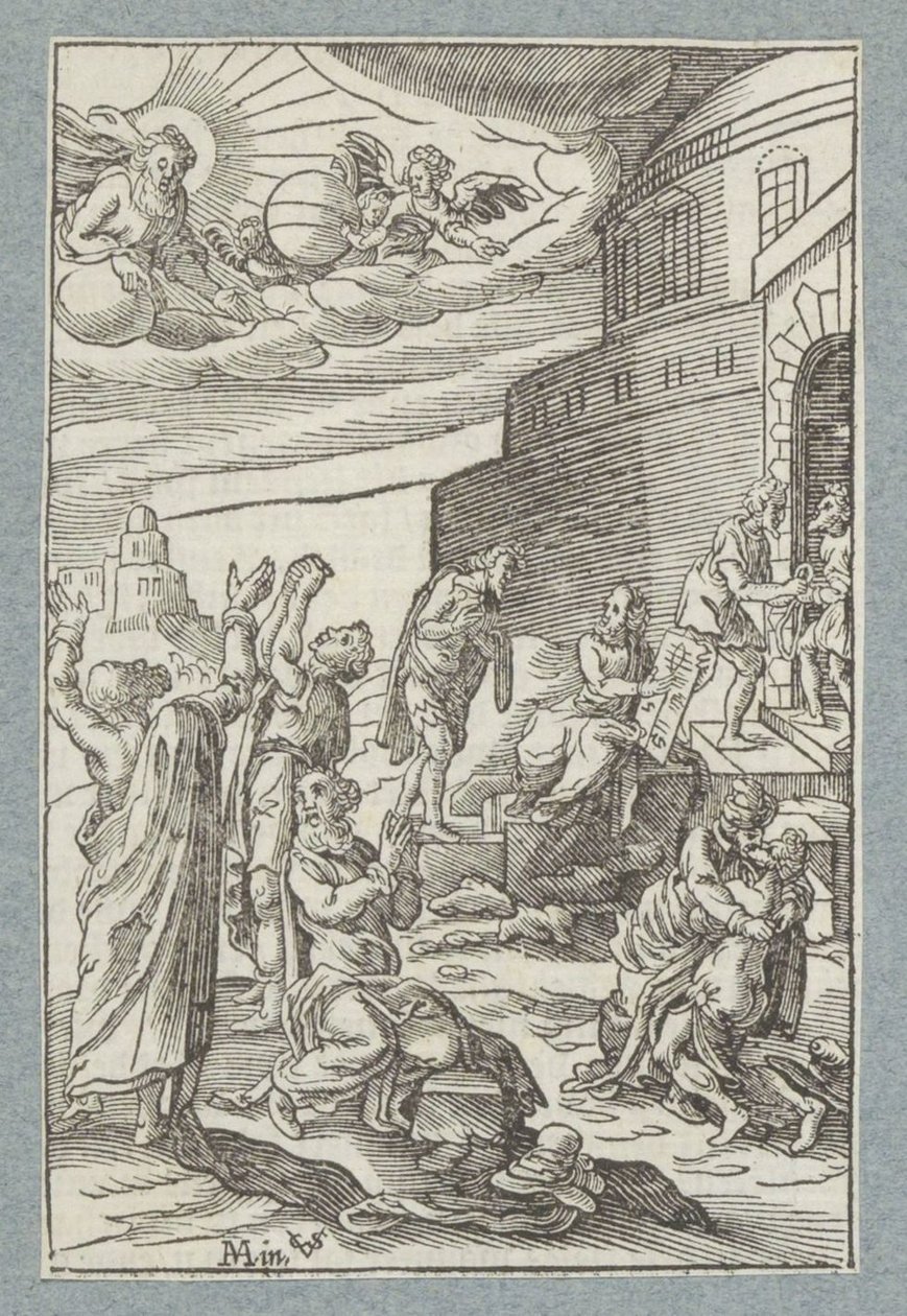Förlåt oss våra skulder, liksom vi också har förlåtit dem som är skyldiga oss av Christoffel van Sichem (II)