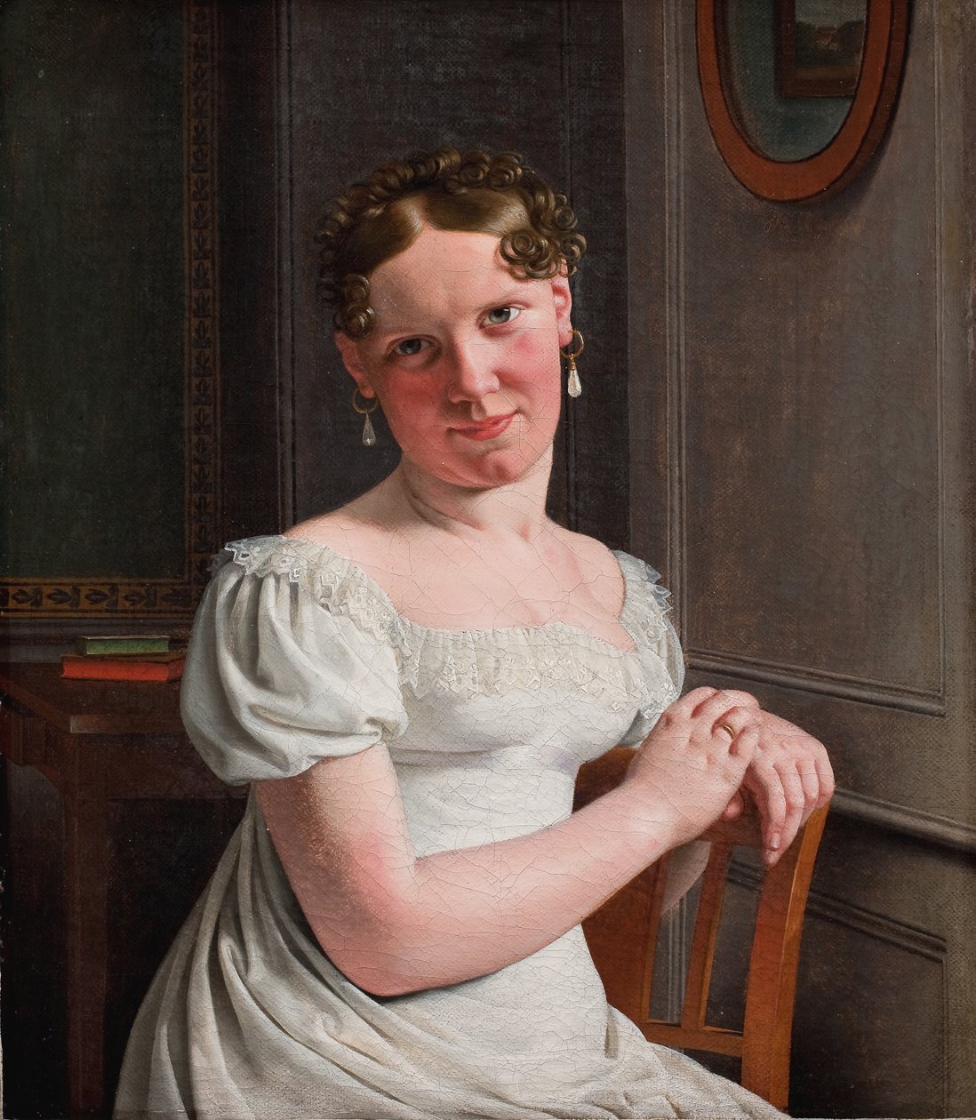 Julie Eckersberg, född Juel, konstnärens andra hustru av Christoffer Wilhelm Eckersberg